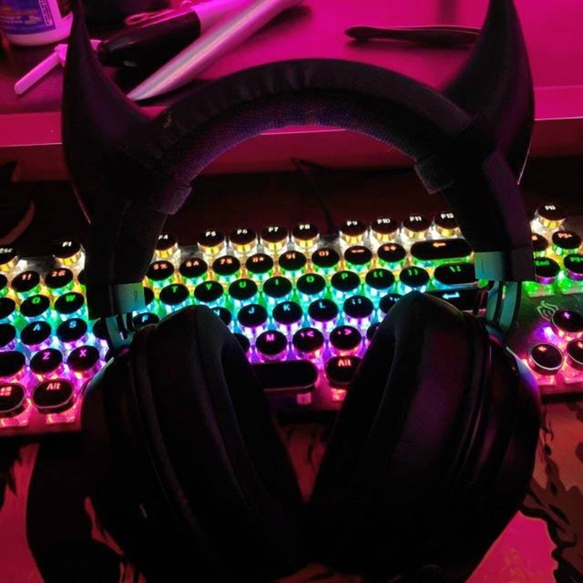 Demon Horns Clip V1 – 3D Printed