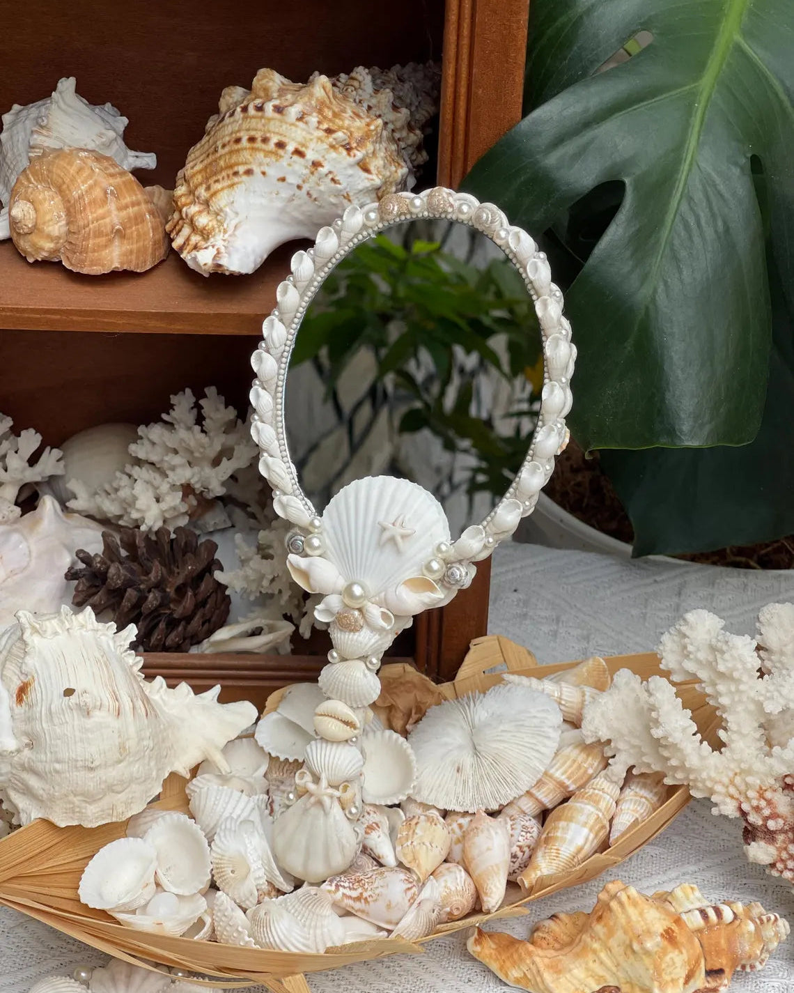 Seashell Hand Mirror