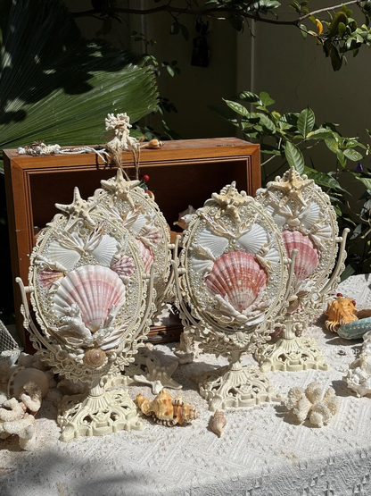 Japanese Scallop Vanity Mirror