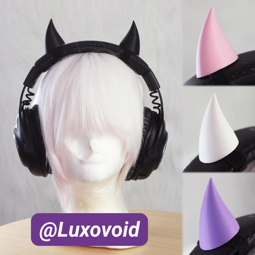 Red Devil Headset Horns