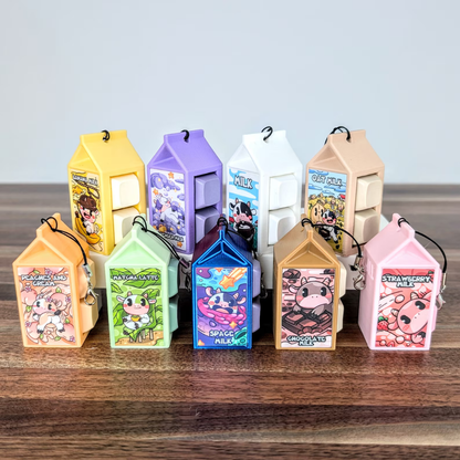 Keycap Milk Keyring