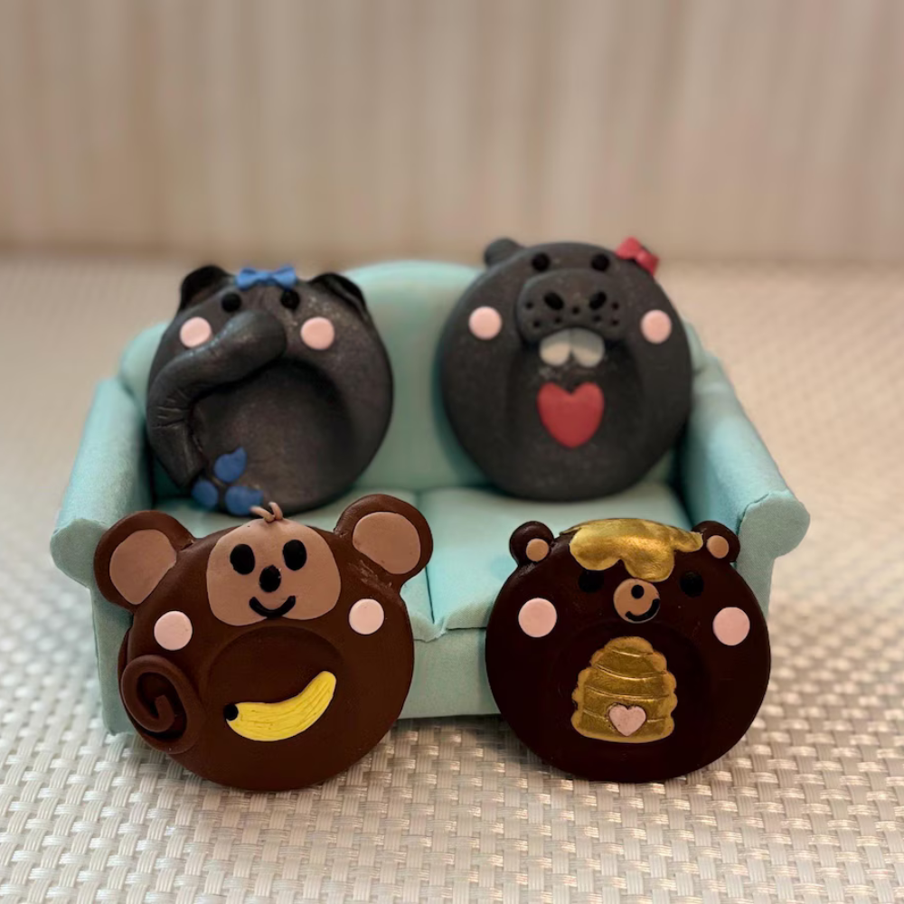 Cute Animals Worry Stones