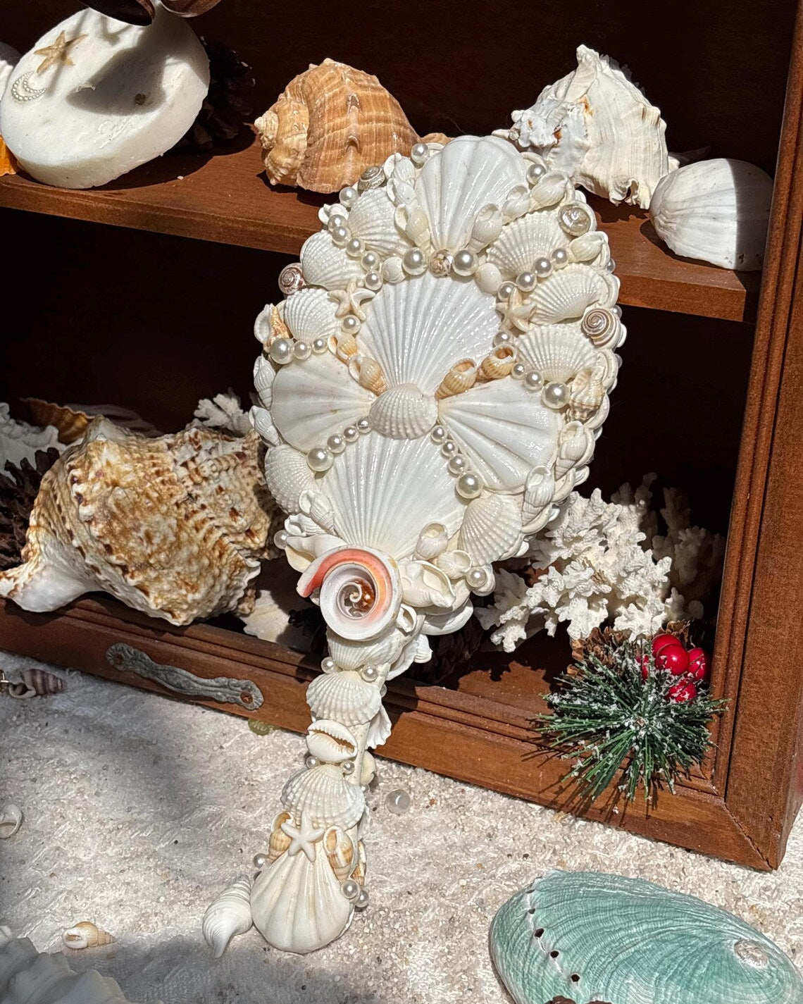 Seashell Hand Mirror