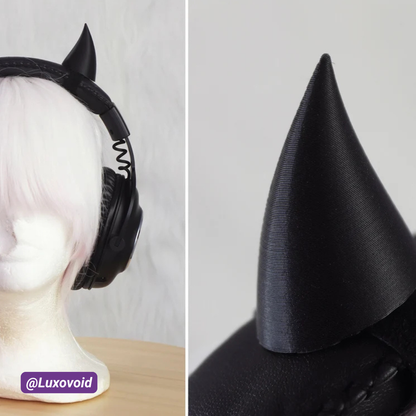 Red Devil Headset Horns
