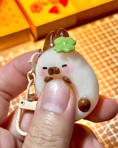 Netherland Dwarf Rabbit Worry Stone