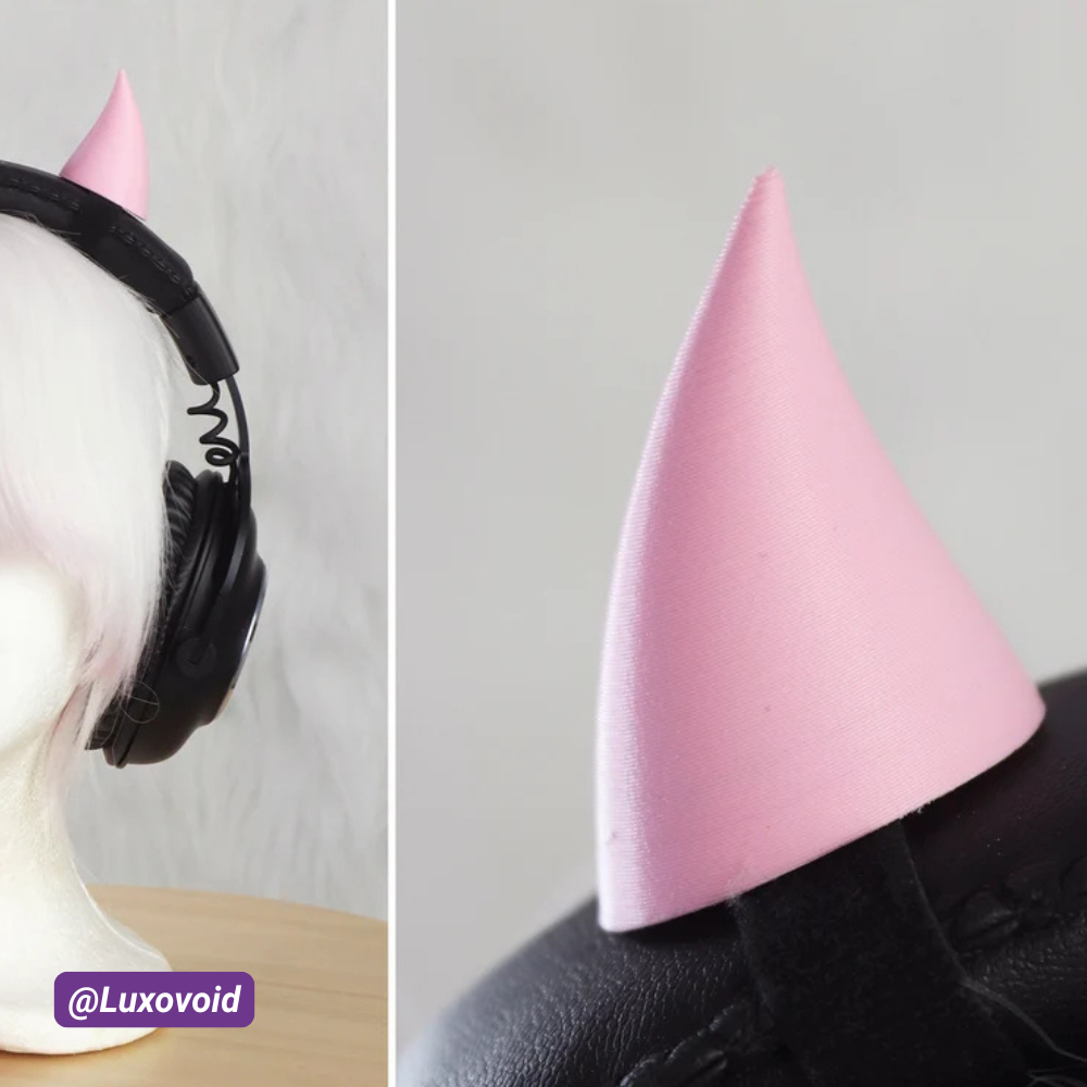 Red Devil Headset Horns