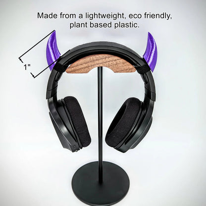 Tiny Demon Horns for Headset
