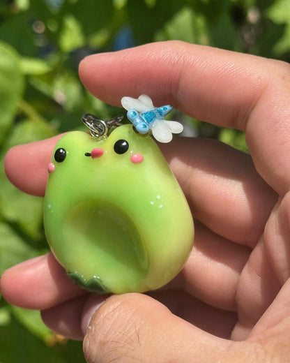 Moss Frog Worry Stone