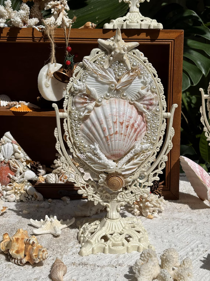 Japanese Scallop Vanity Mirror