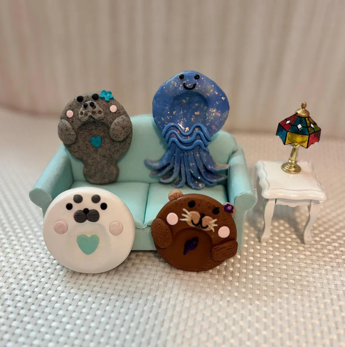 Cute Animals Worry Stones