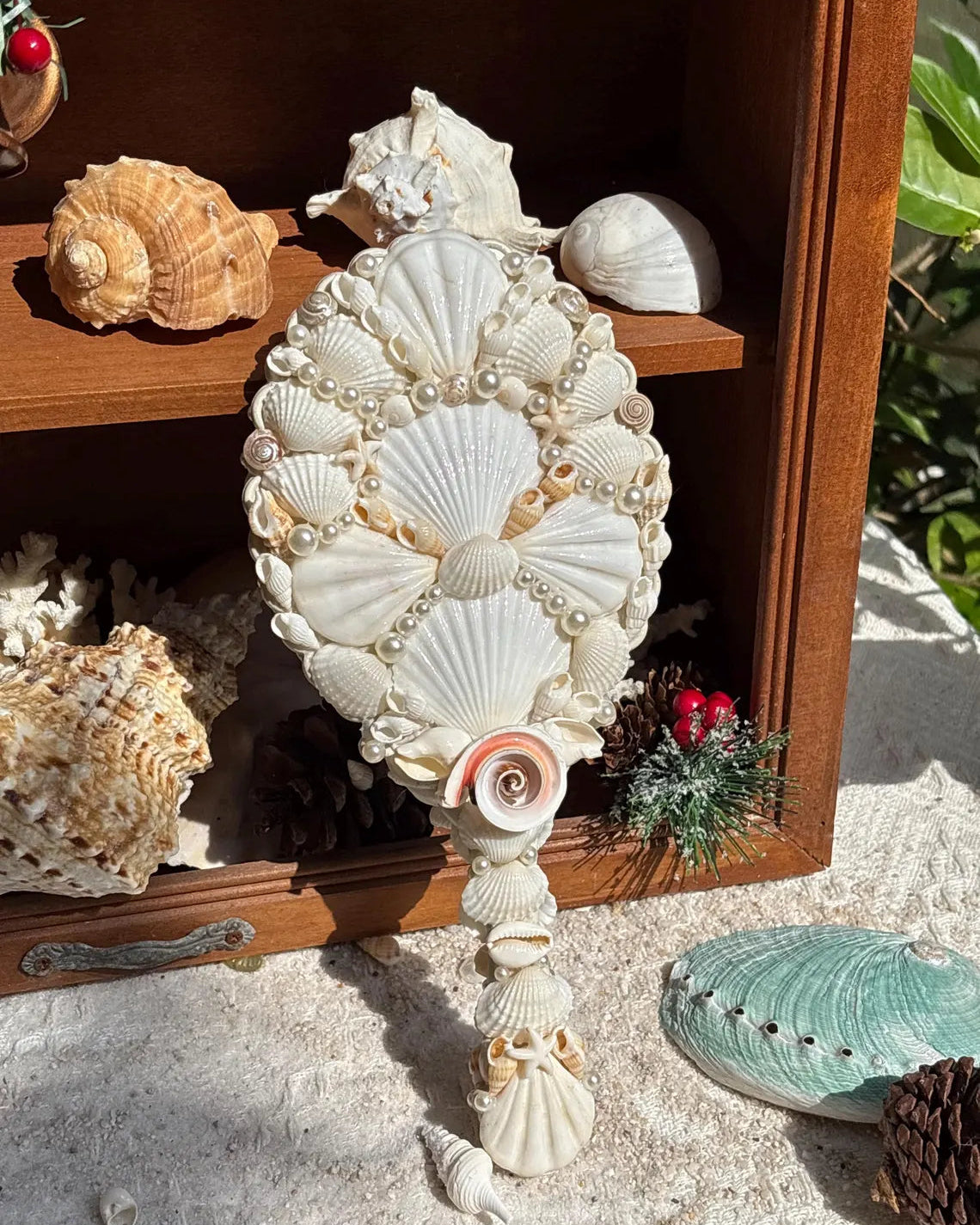 Seashell Hand Mirror