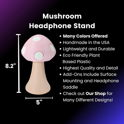 Mushroom Headphone Stand