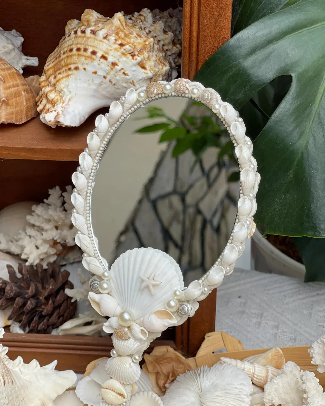 Seashell Hand Mirror