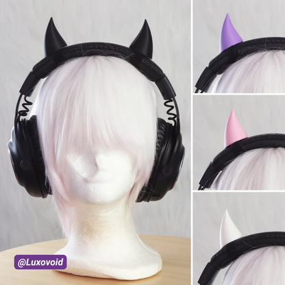 Red Devil Headset Horns