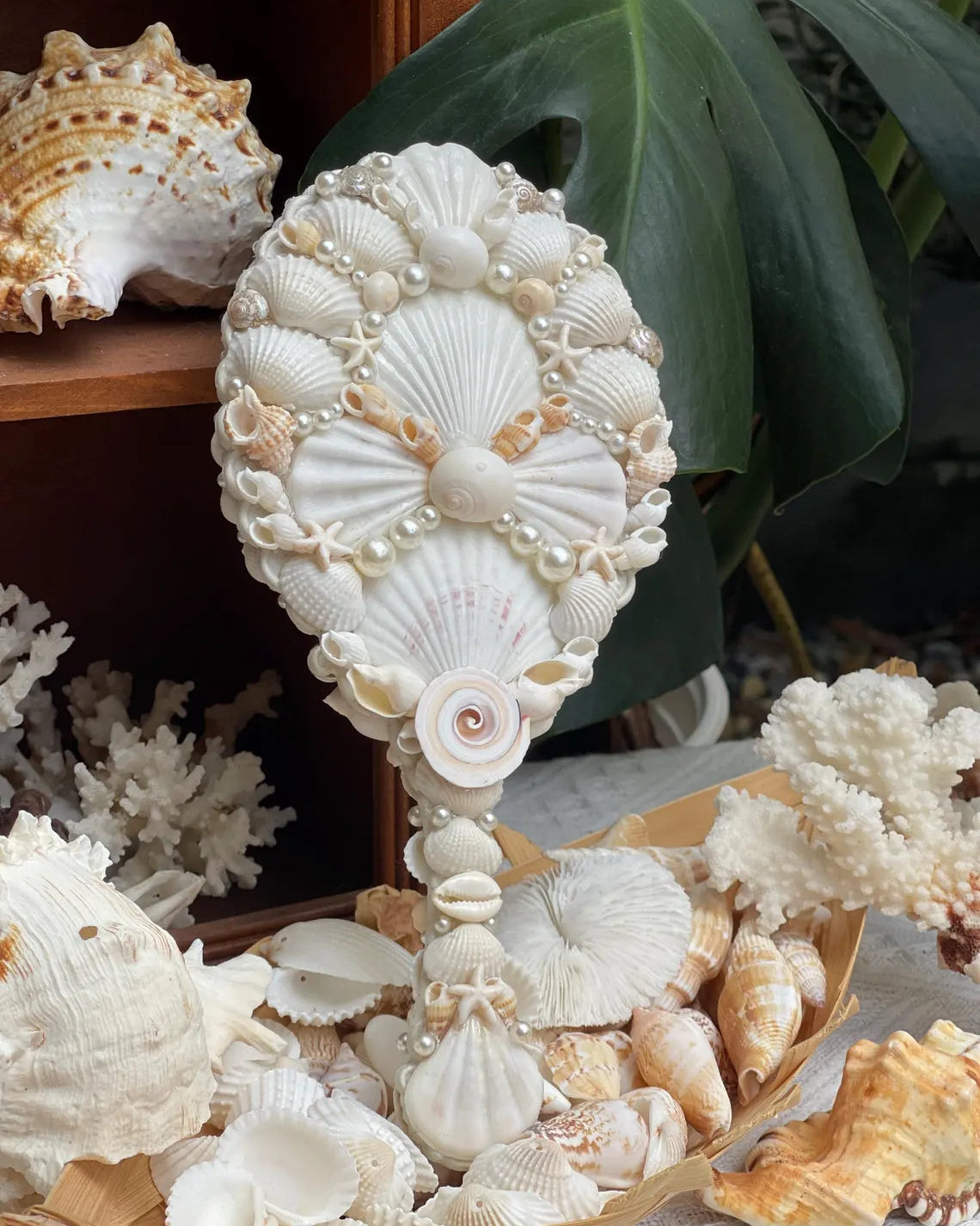 Seashell Hand Mirror