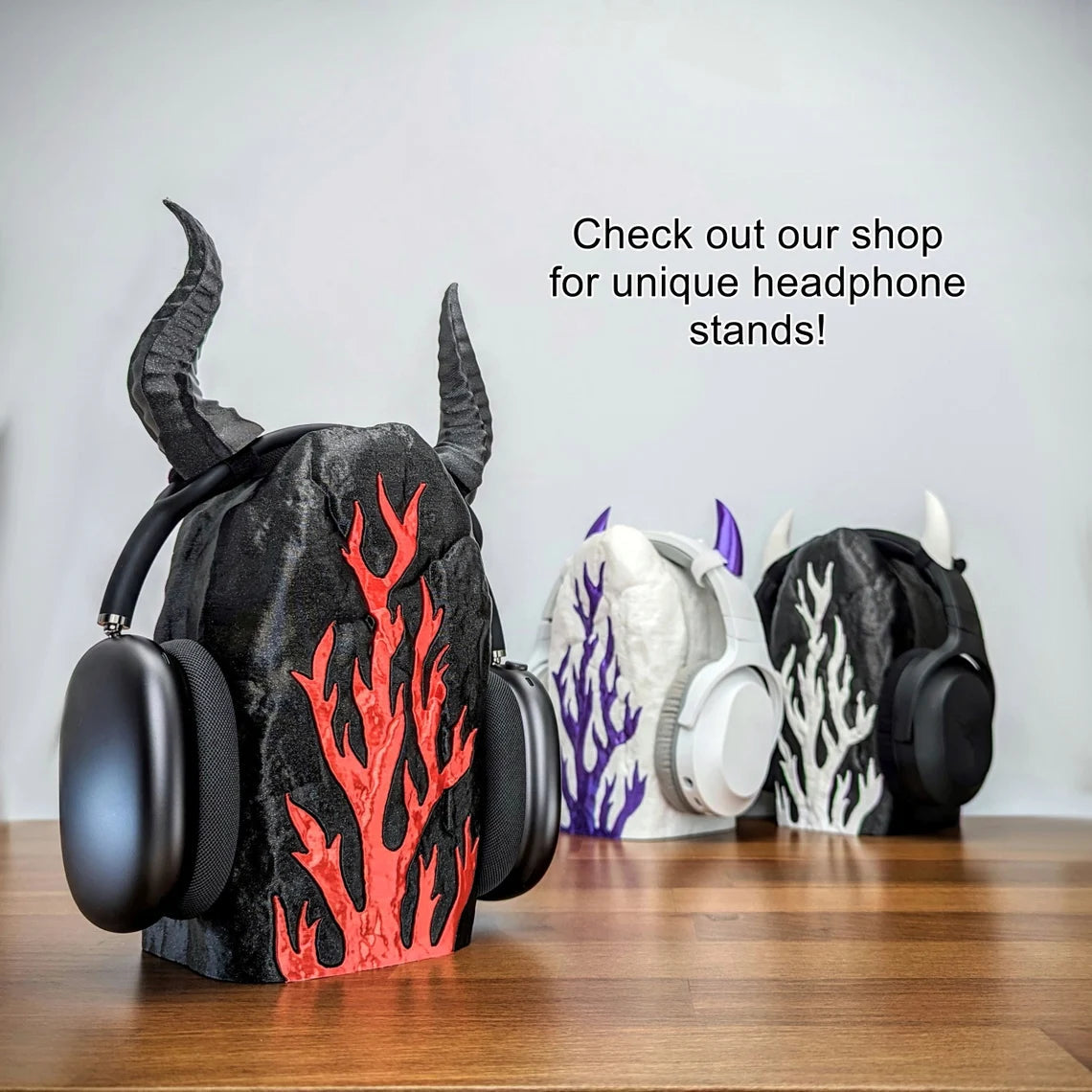 Tiny Demon Horns for Headset