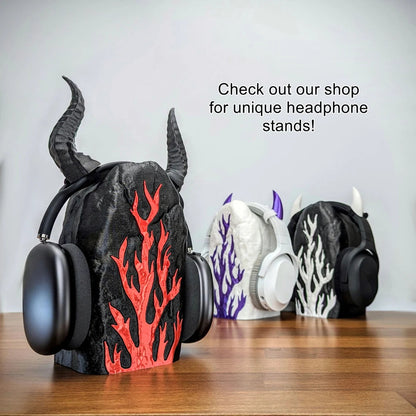 Tiny Demon Horns for Headset