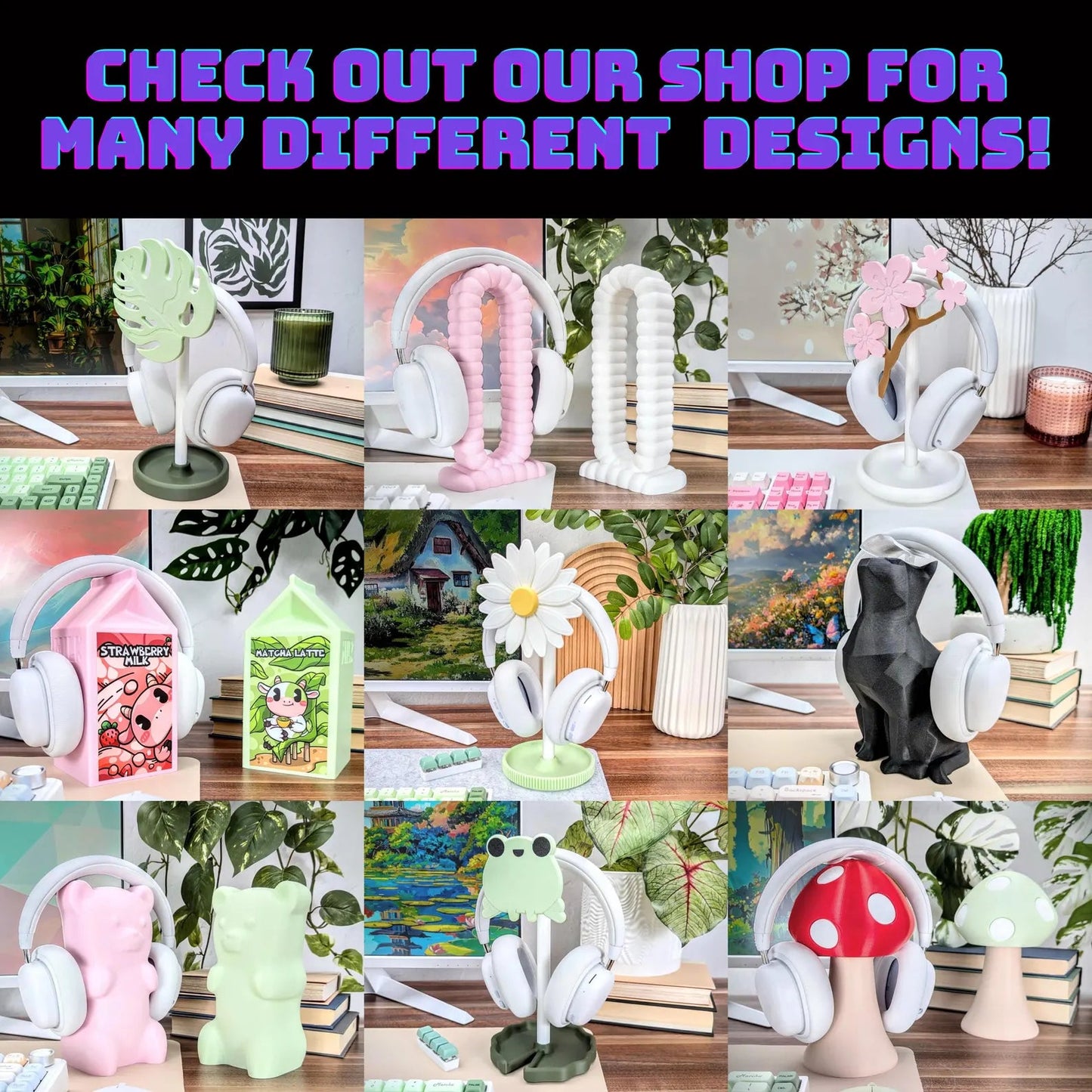 Milky Headset Holder