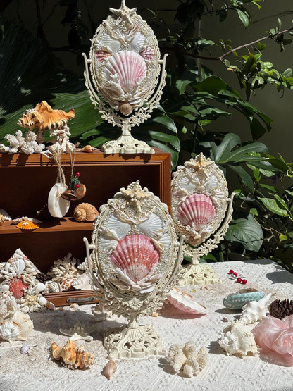 Japanese Scallop Vanity Mirror