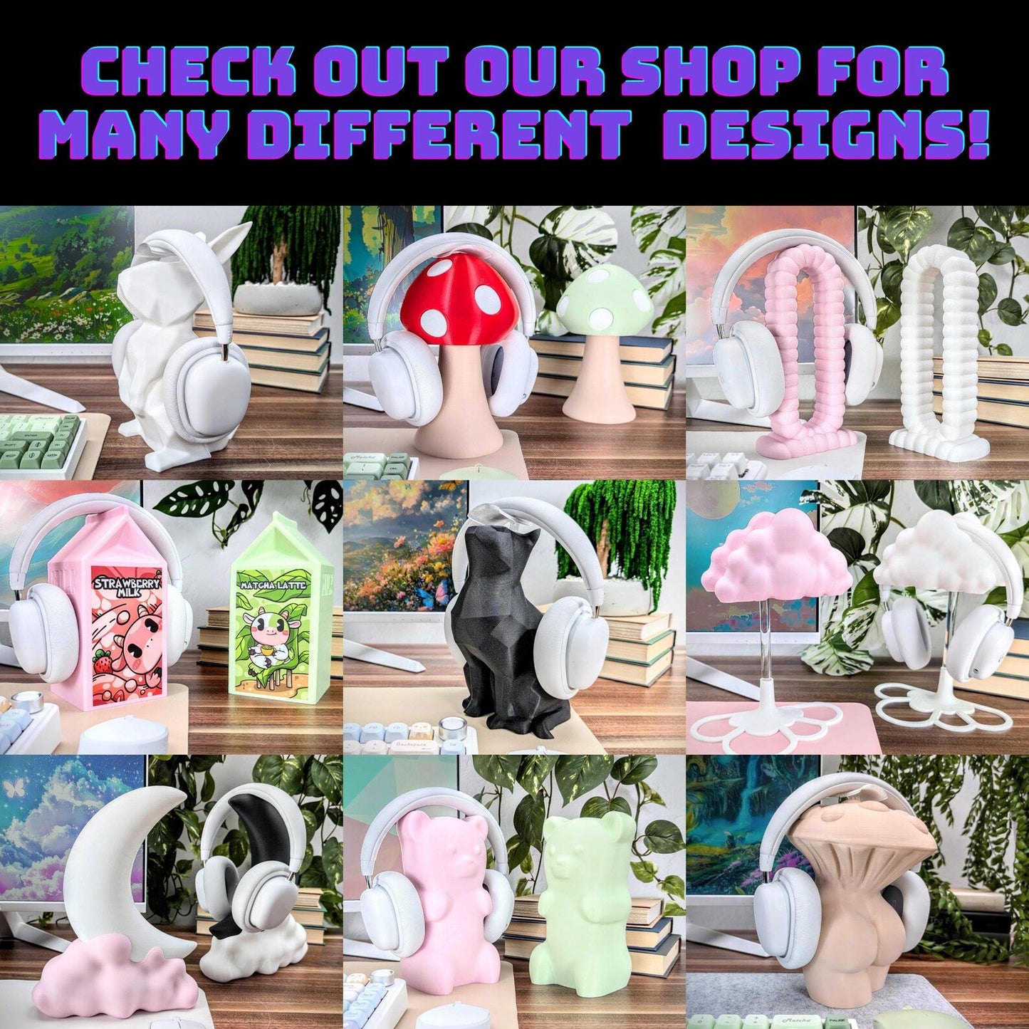 Skull Heapdhone Stand