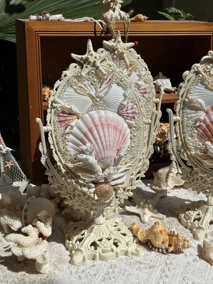Japanese Scallop Vanity Mirror