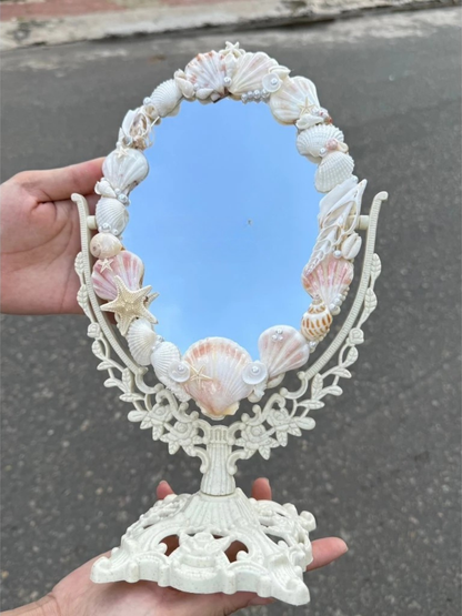 Scallop Shell Vanity Mirror