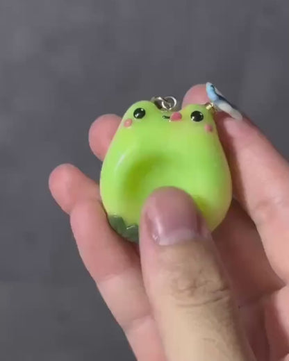 Moss Frog Worry Stone